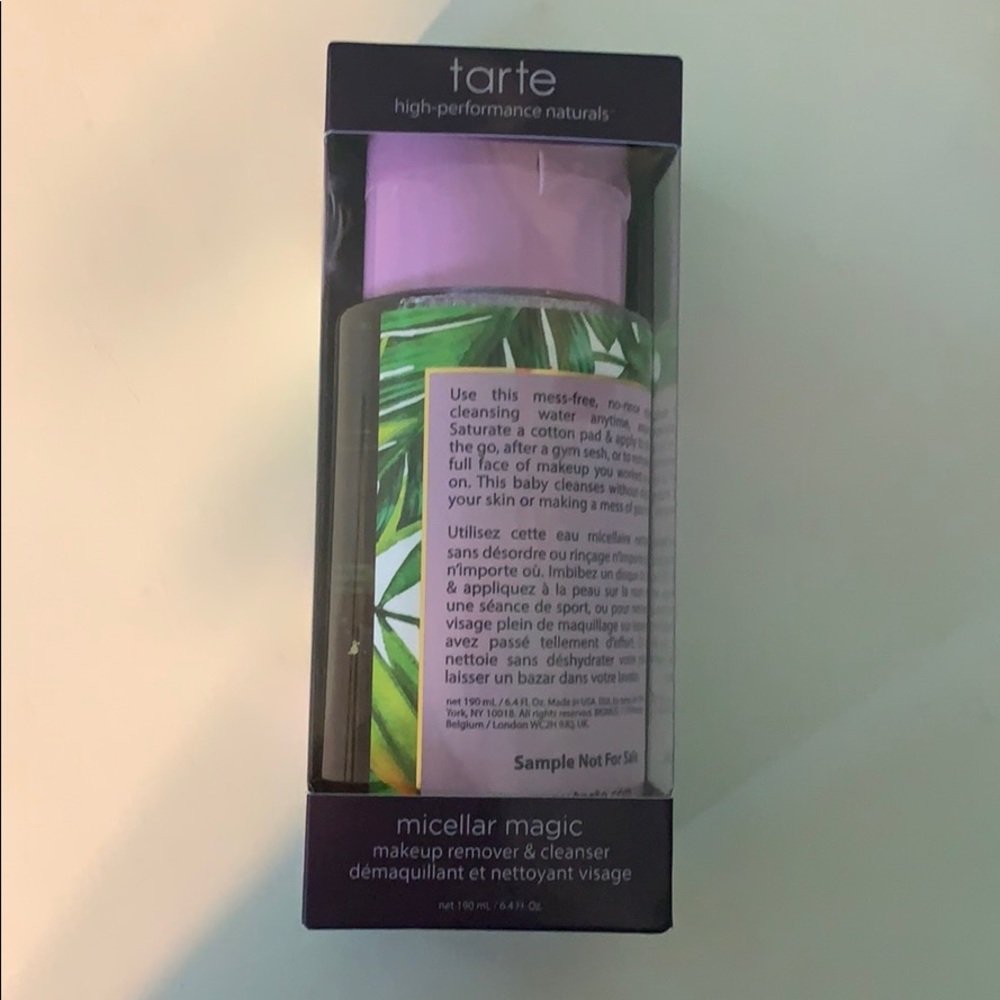 Tarte makeup remover and cleanser